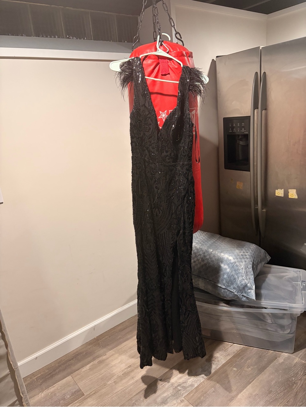 Windsor Black Beaded Dress